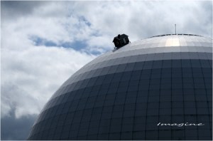 Imagines bild av globen Imagines bild av globen