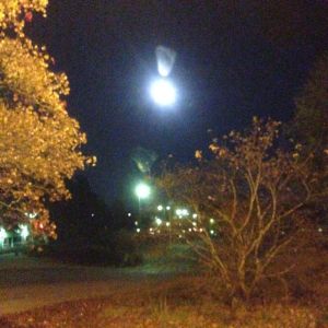 Månen som ett utropstecken