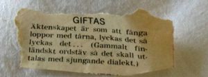Äktenskapet
