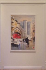 Stor stadsbild i fonden ... 